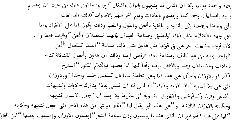 Die arabische Uebersetzung der Poetik des Aristoteles